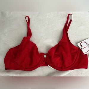 NWT Calvin Klein Red Underwire Bra